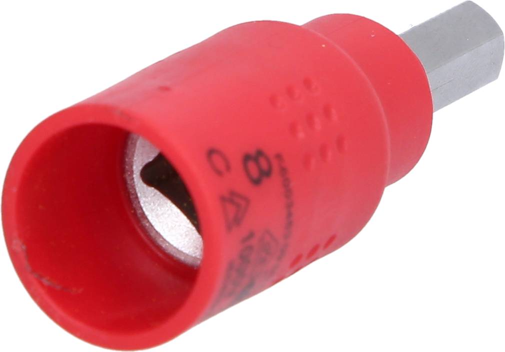 3/8" Isolierte Bit-Stecknuss Innensechskant, 8mm, 60mm lang