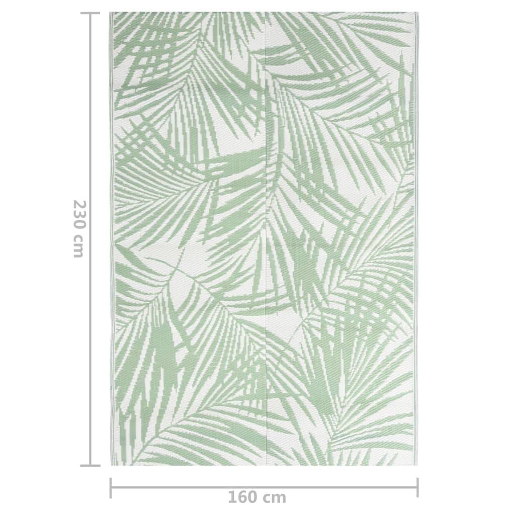 vidaXL Outdoor-Teppich Grün 160x230 cm PP