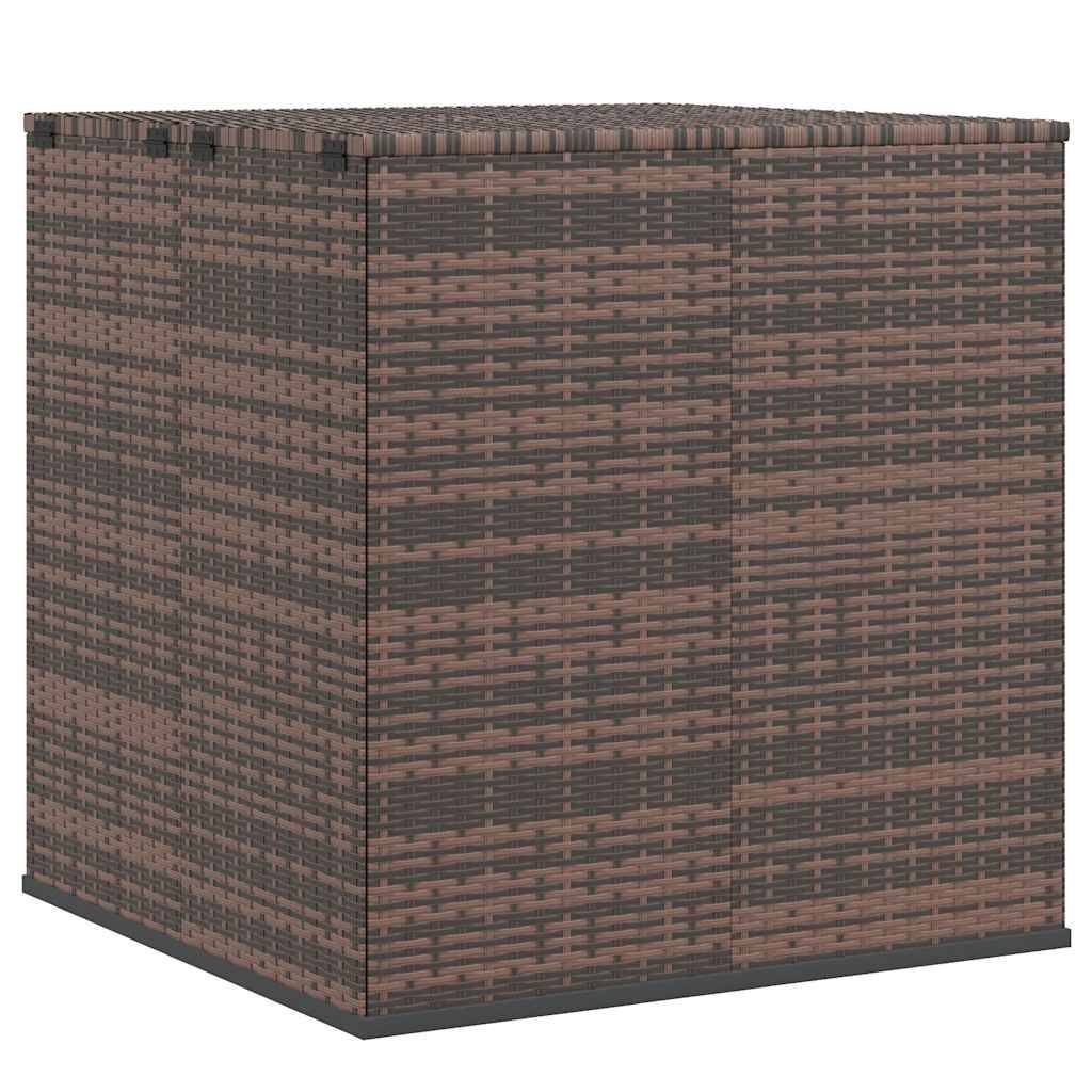 vidaXL Garten-Kissenbox PE Rattan 100x97,5x104 cm Braun