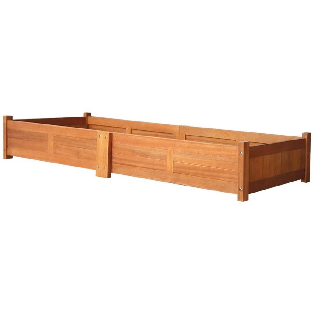 Garten-Pflanzkübel Akazienholz 200×50×25 cm