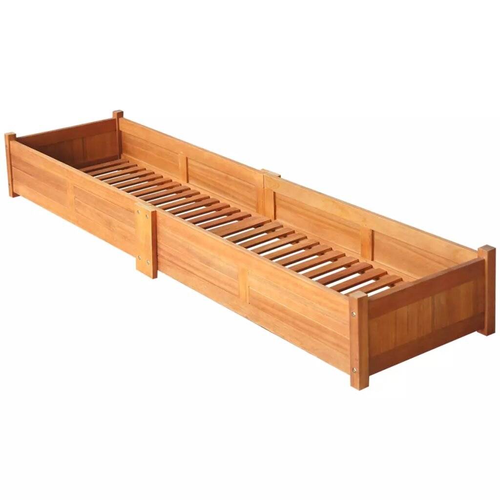 Garten-Pflanzkübel Akazienholz 200×50×25 cm