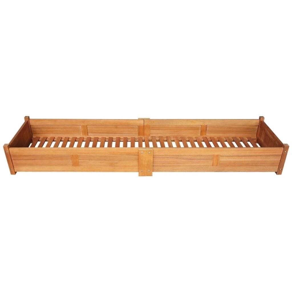 Garten-Pflanzkübel Akazienholz 200×50×25 cm