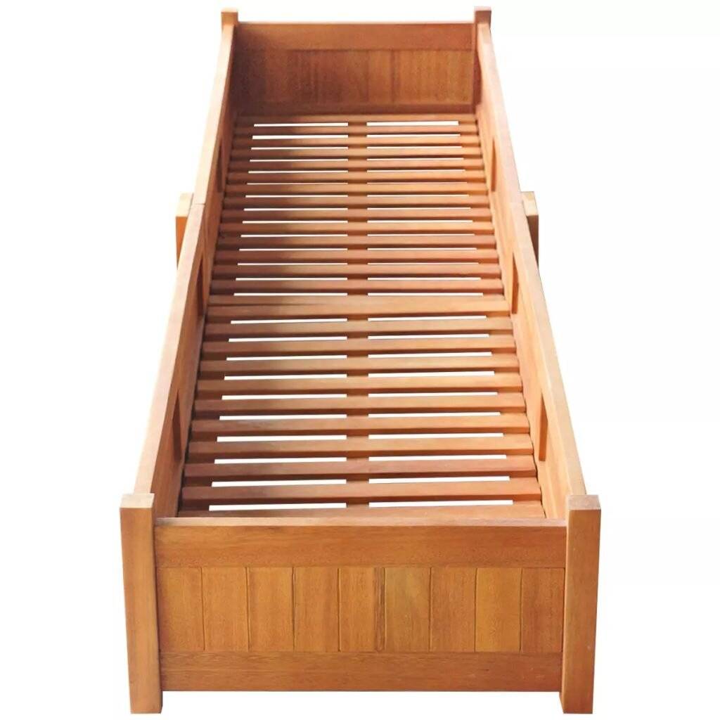 Garten-Pflanzkübel Akazienholz 200×50×25 cm