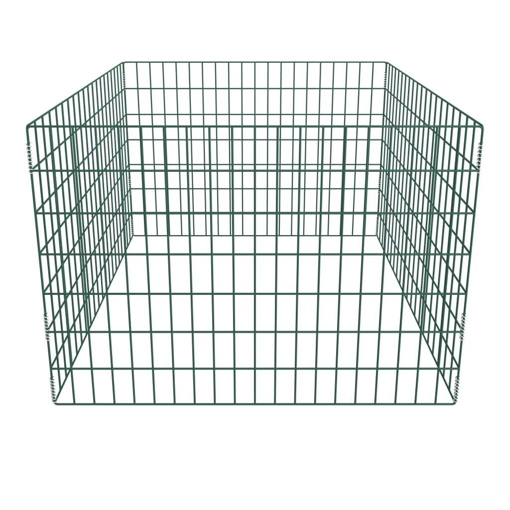 Einzäunung für Gartenkomposthaufen Quadratmaschenzaun 100 x 100 x 70cm