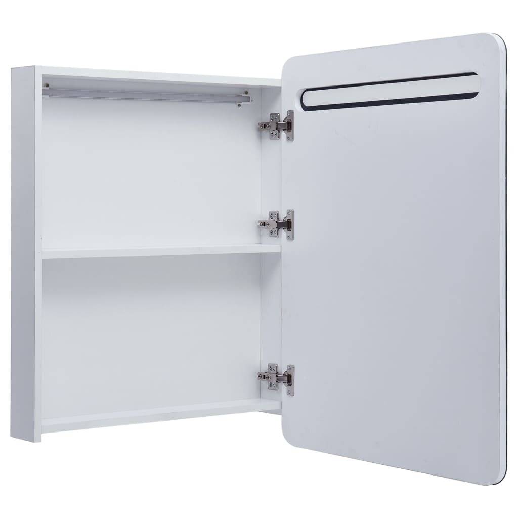 LED-Bad-Spiegelschrank 60 x 11 x 80 cm