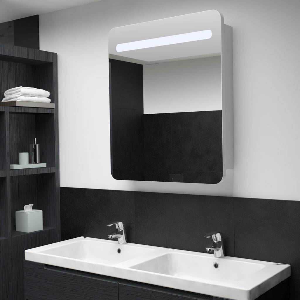 LED-Bad-Spiegelschrank 68 x 11 x 80 cm