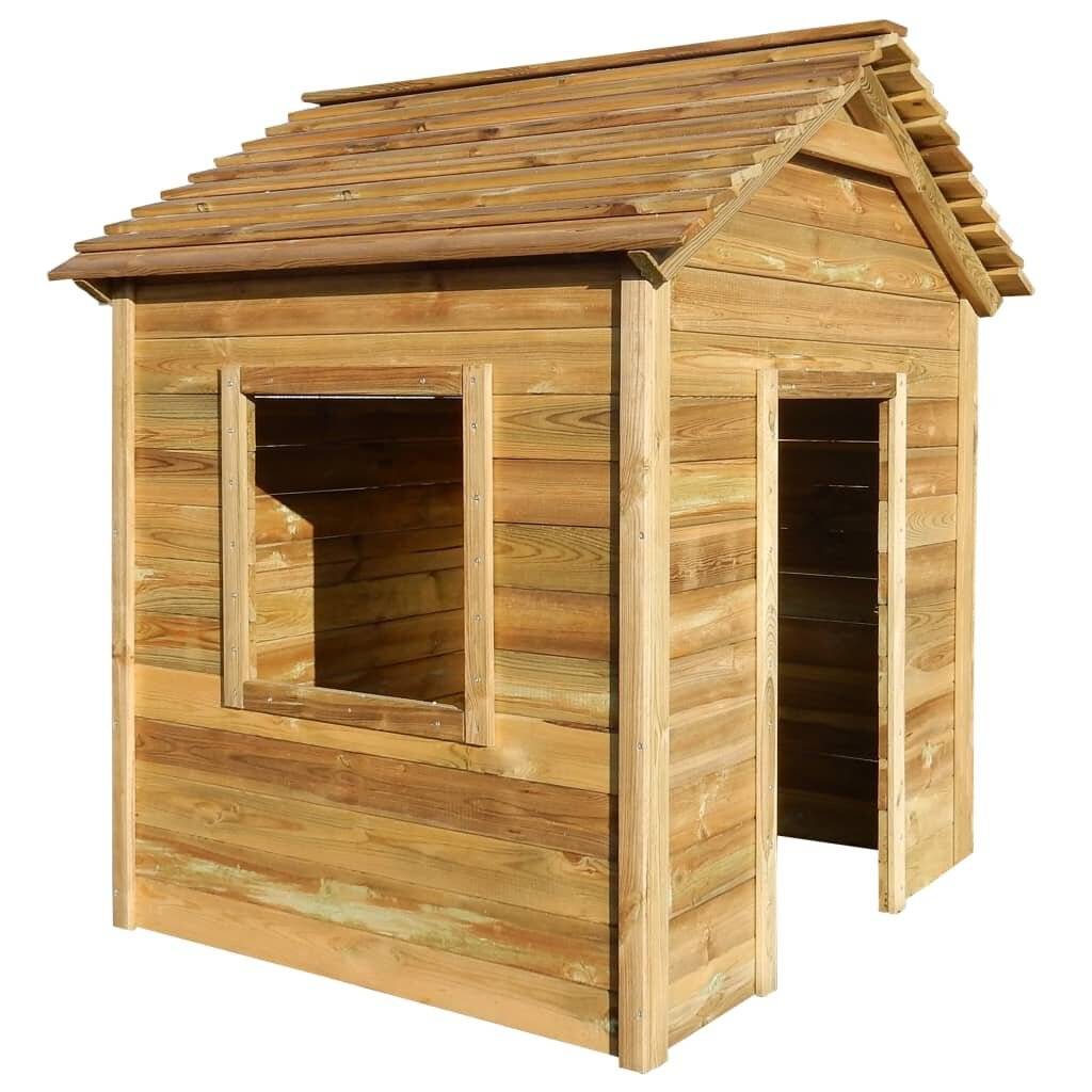 Garten-Spielhaus 123 x 120 x 146 cm Kiefernholz