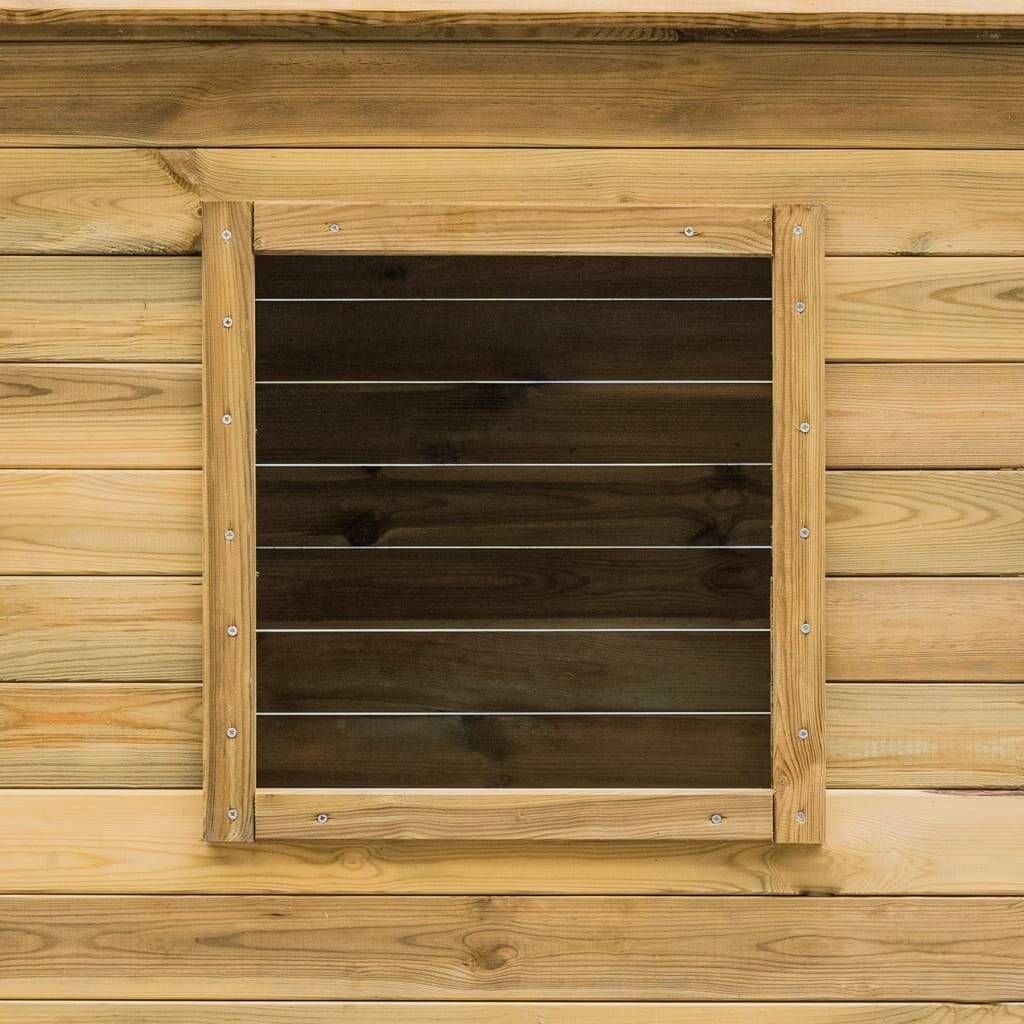 Garten-Spielhaus 123 x 120 x 146 cm Kiefernholz