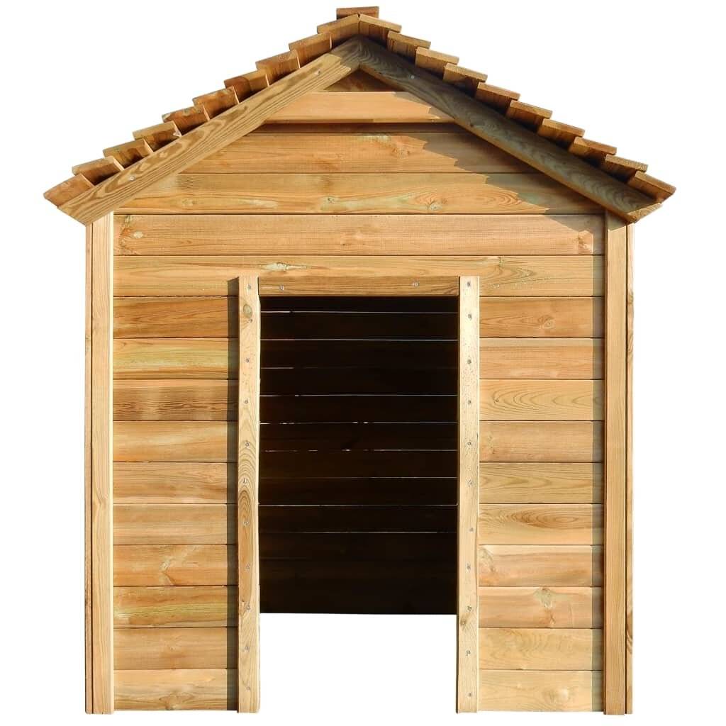 Garten-Spielhaus 123 x 120 x 146 cm Kiefernholz