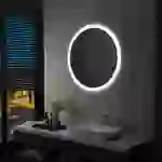 Badezimmerspiegel mit LED 80 cm Badezimmerspiegel mit LED 80 cm