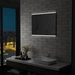 Badezimmer-Wandspiegel mit LED und Touch-Sensor 80 x 60 cm Badezimmer-Wandspiegel mit LED und Touch-Sensor 80 x 60 cm