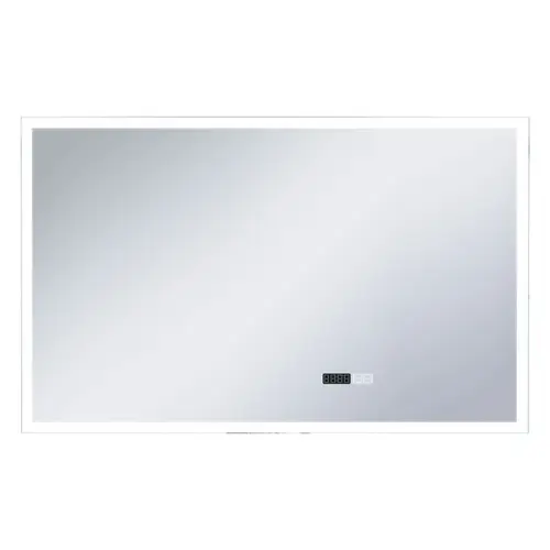 LED-Badspiegel mit Touch-Sensor und Zeitanzeige 100×60 cm LED-Badspiegel mit Touch-Sensor und Zeitanzeige 100×60 cm