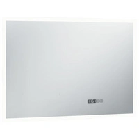 LED-Badspiegel mit Touch-Sensor und Zeitanzeige 100×60 cm LED-Badspiegel mit Touch-Sensor und Zeitanzeige 100×60 cm