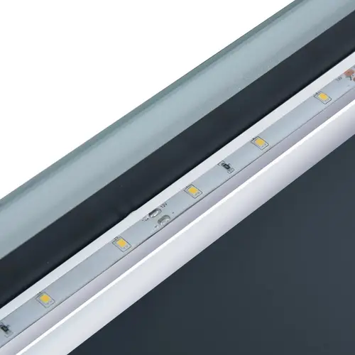 LED-Badspiegel mit Touch-Sensor und Zeitanzeige 100×60 cm LED-Badspiegel mit Touch-Sensor und Zeitanzeige 100×60 cm