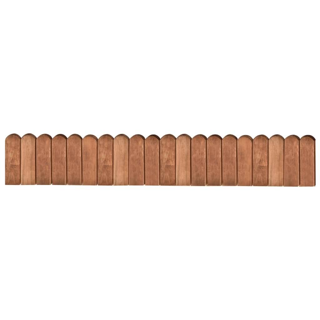 Beeteinfassungen 3 Stk. 120 cm Imprägniertes Kiefernholz