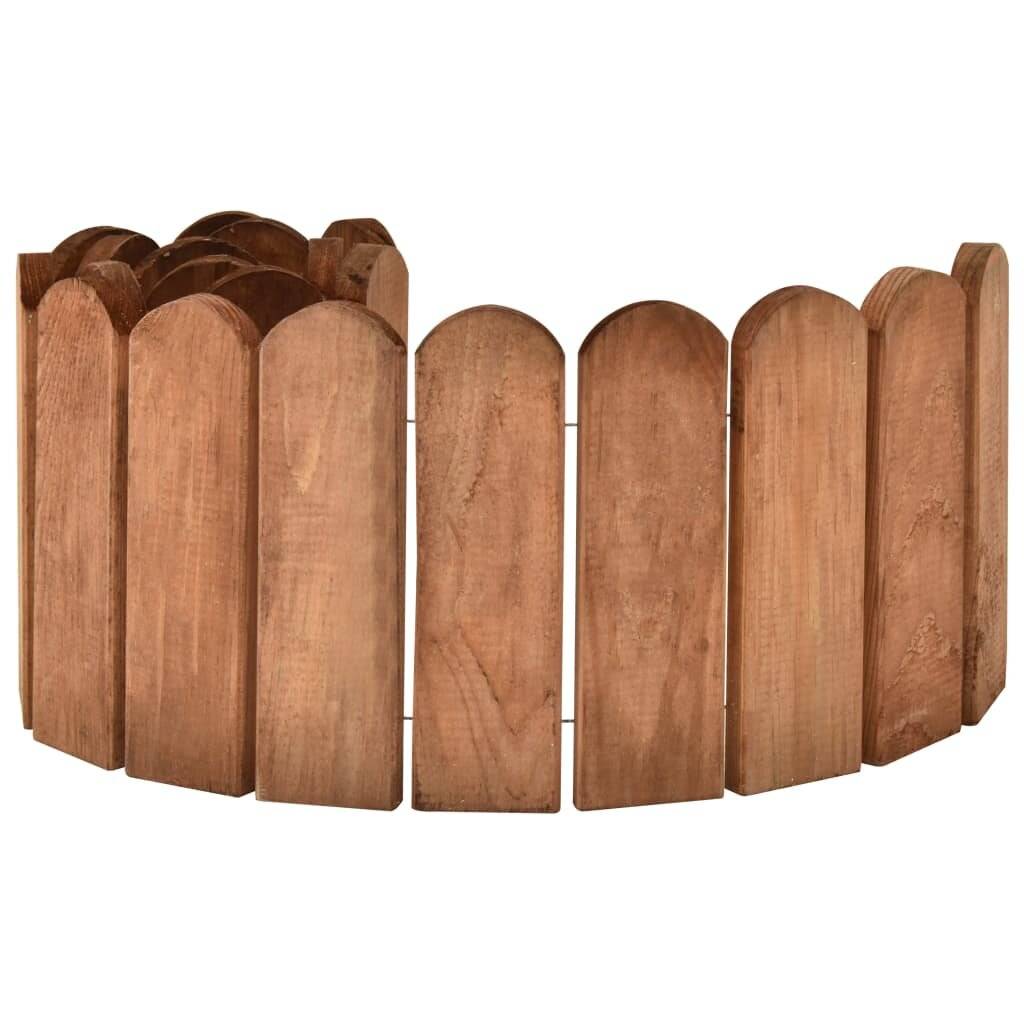 Beeteinfassungen 3 Stk. 120 cm Imprägniertes Kiefernholz