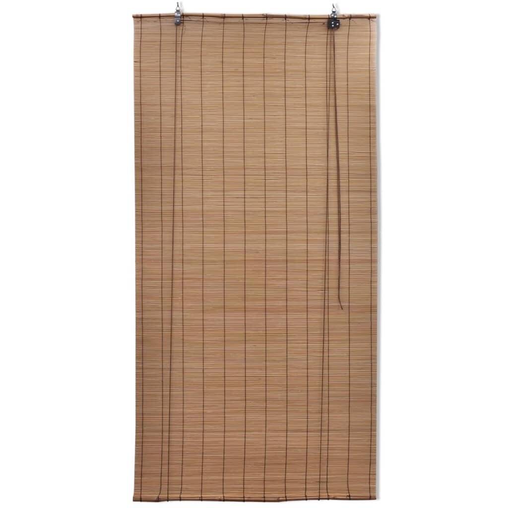 Bambusrollos 2 Stk. Braun 120x220 cm