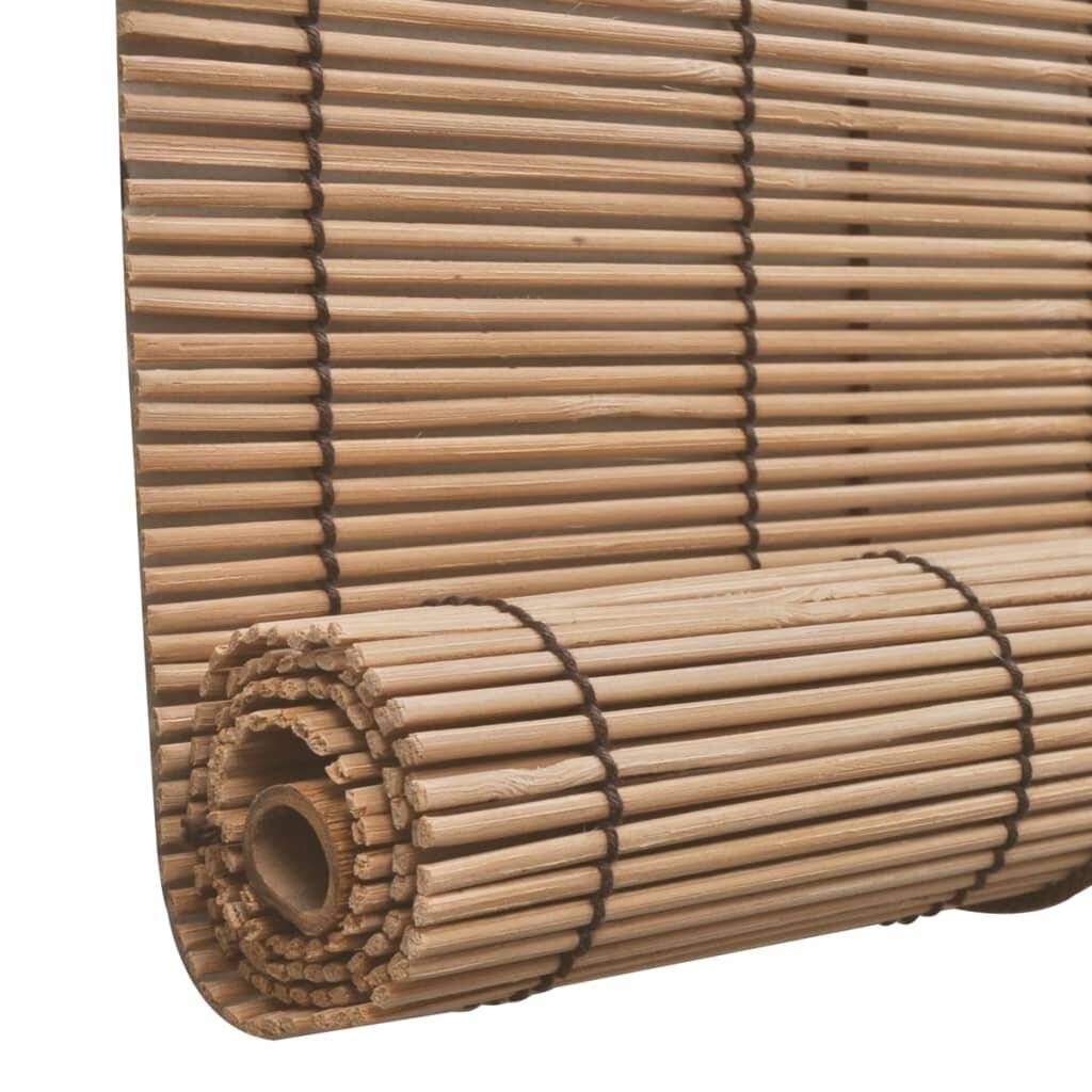 Bambusrollos 2 Stk. Braun 120x220 cm