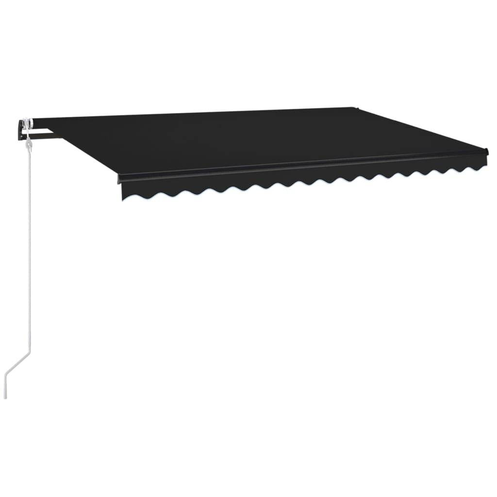 Gelenkarmmarkise Automatisch 450x350 cm Anthrazit