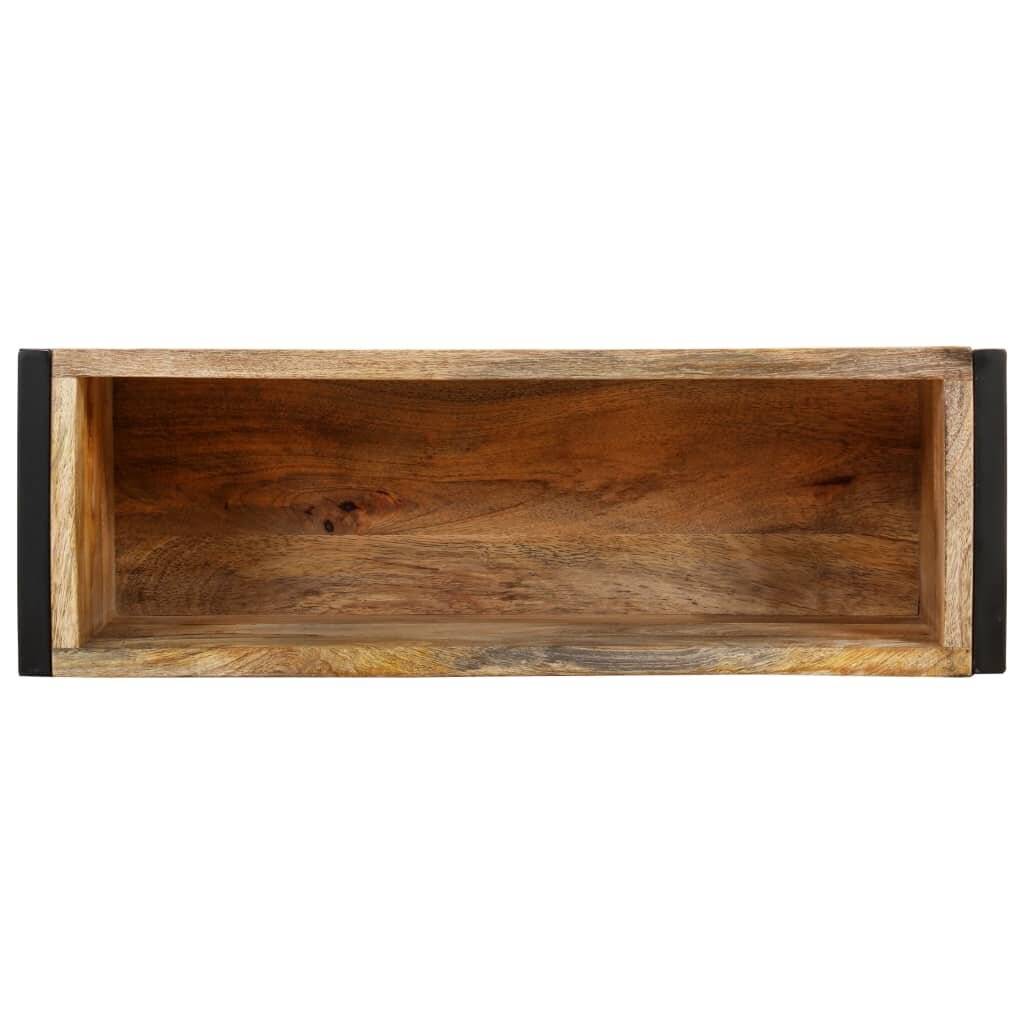 Pflanzkübel 60x20x68 cm Raues Mangoholz