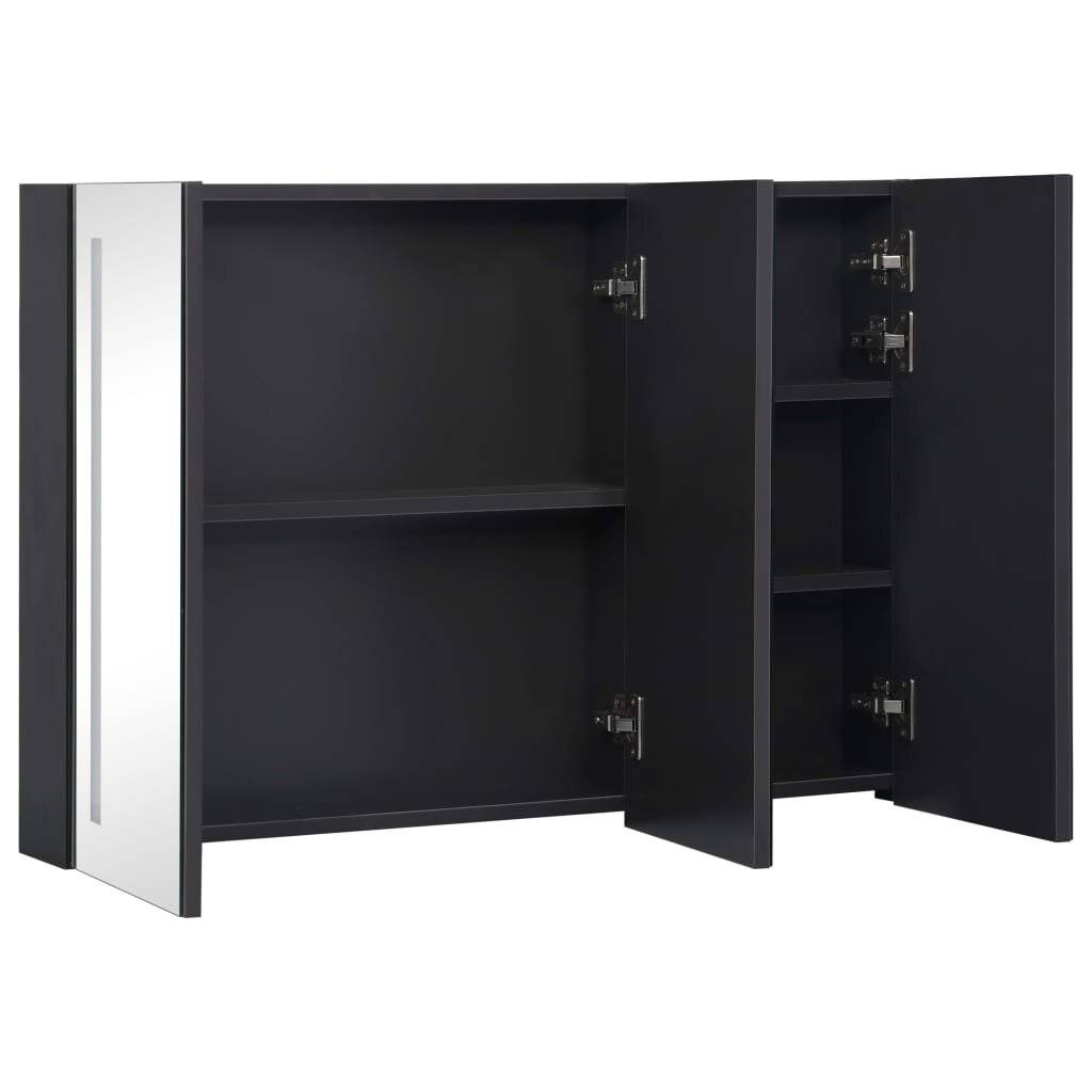 LED-Bad-Spiegelschrank 89x14x62 cm