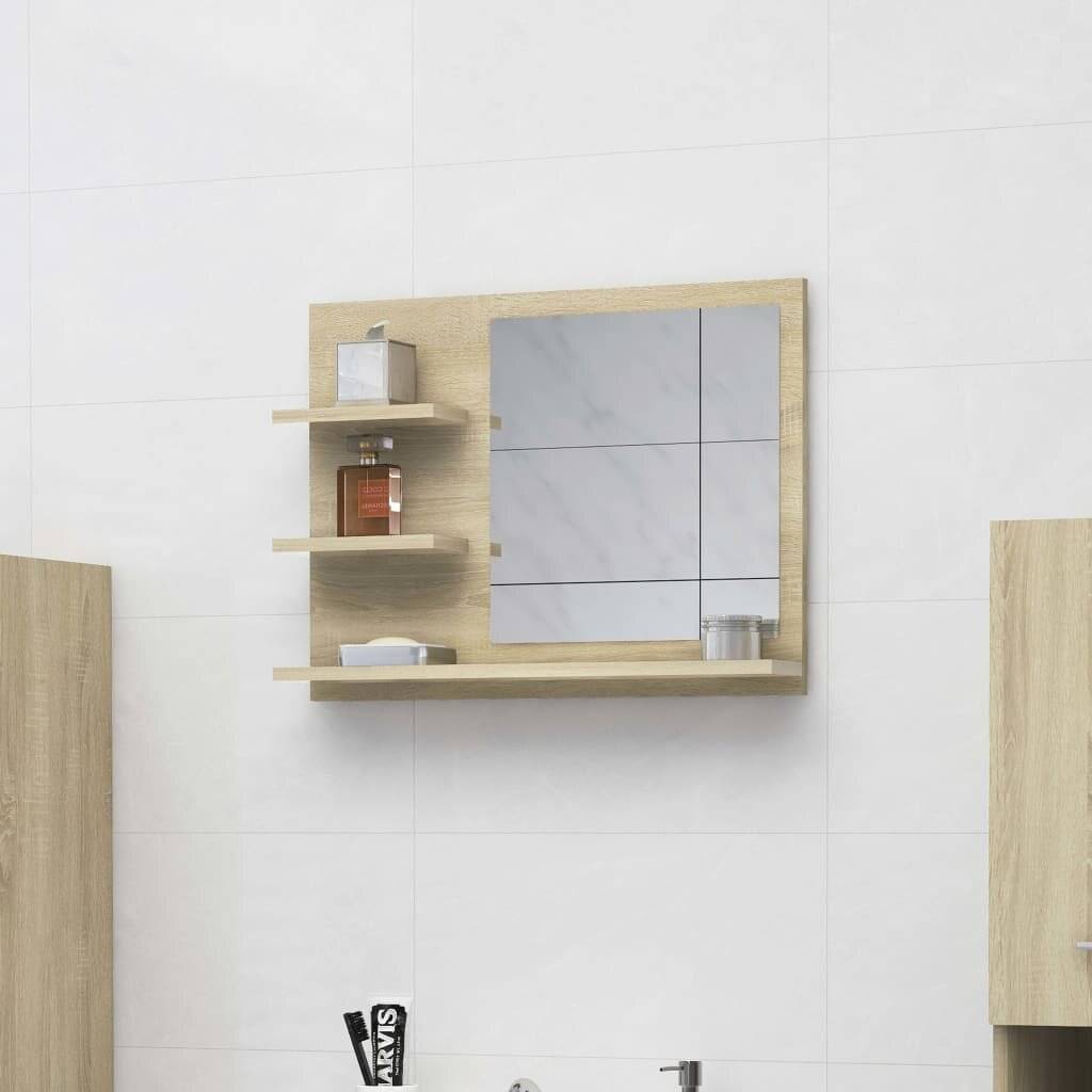 Badspiegel Sonoma-Eiche 60x10,5x45 cm Spanplatte