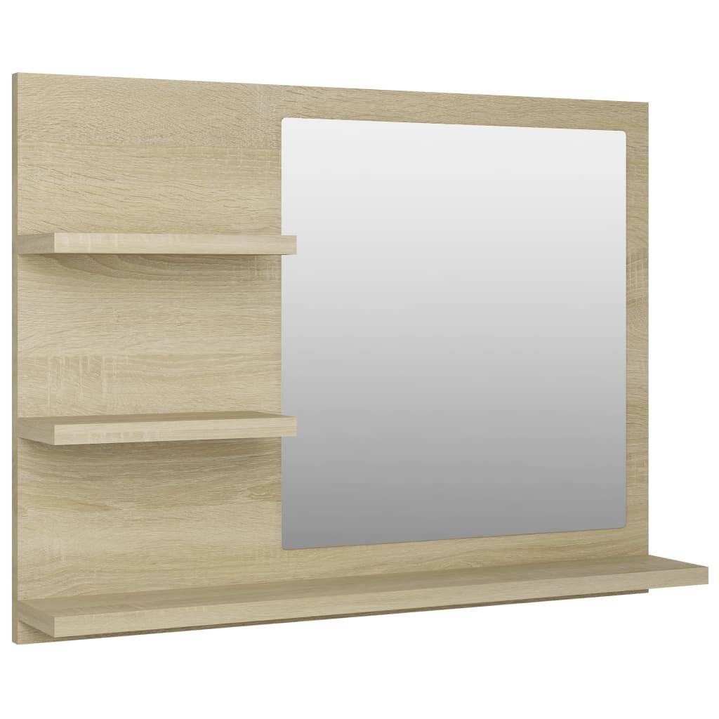 Badspiegel Sonoma-Eiche 60x10,5x45 cm Spanplatte