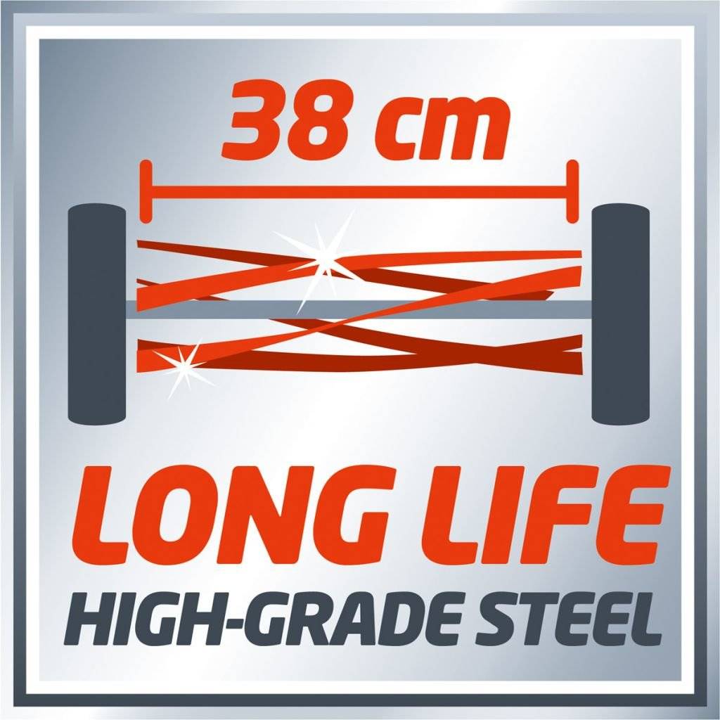 Einhell GE-HM 38 S Hand Spindelmäher Schnittbreite (max.) 38 cm Geeignet für 250 m²