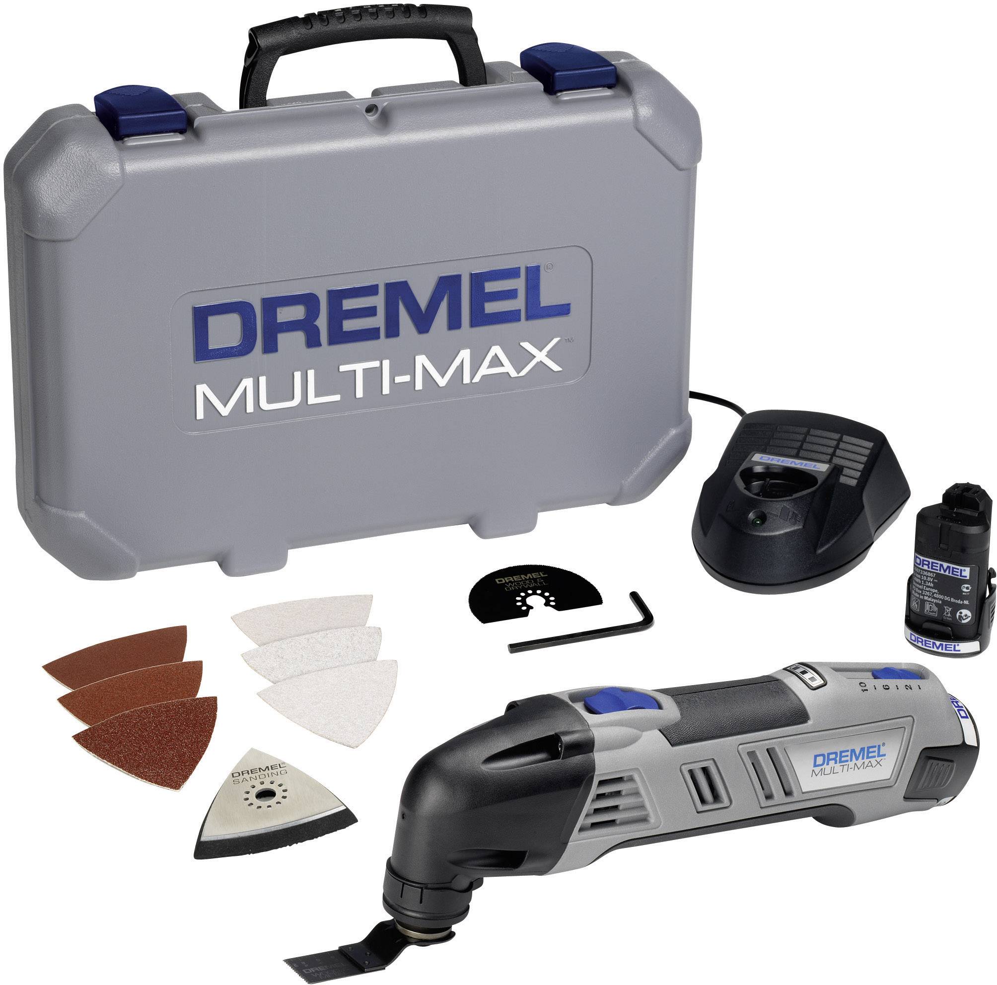 Dremel Multi-Max 8300 Multifunktionswerkzeug 2 x 1,3 Ah Li-Ion Akku F0138300JA