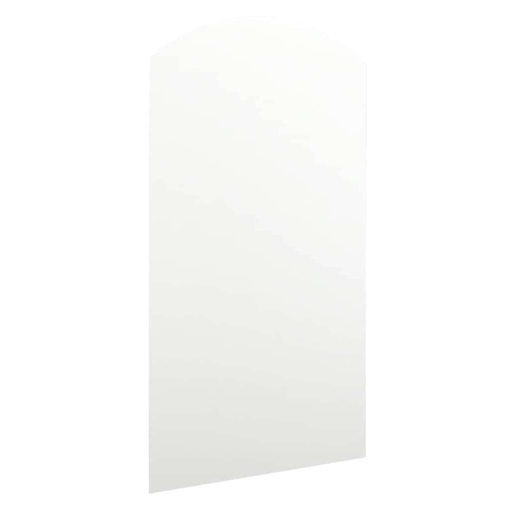 vidaXL Spiegel mit LED-Leuchten 90x45 cm Glas Bogenförmig