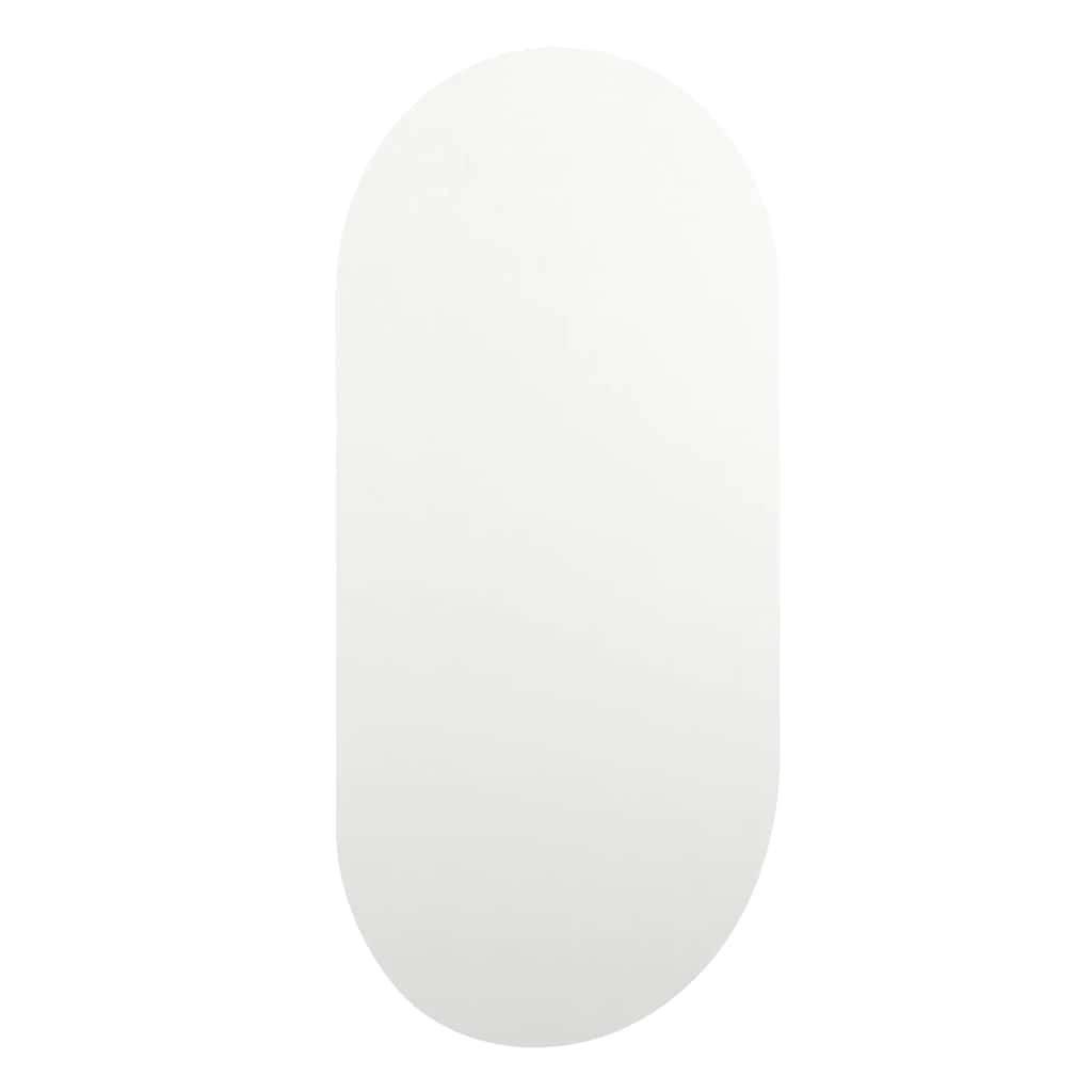 vidaXL Spiegel mit LED-Leuchten 80x40 cm Glas Oval