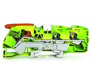WAGO 2116-1307 3-Leiter-Schutzleiterk- lemme,mit Hebel und Push-in CAGE CLAMP