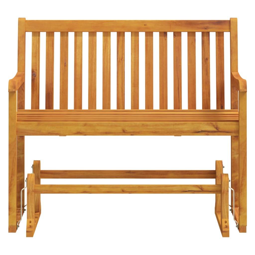 vidaXL Garten-Schaukelbank 110 cm Massivholz Akazie