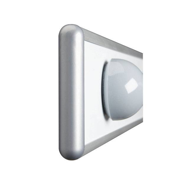 Magnet-Wandschiene LxBxT 1000 x 53 x 10 mm silber. MAUL 116268 49