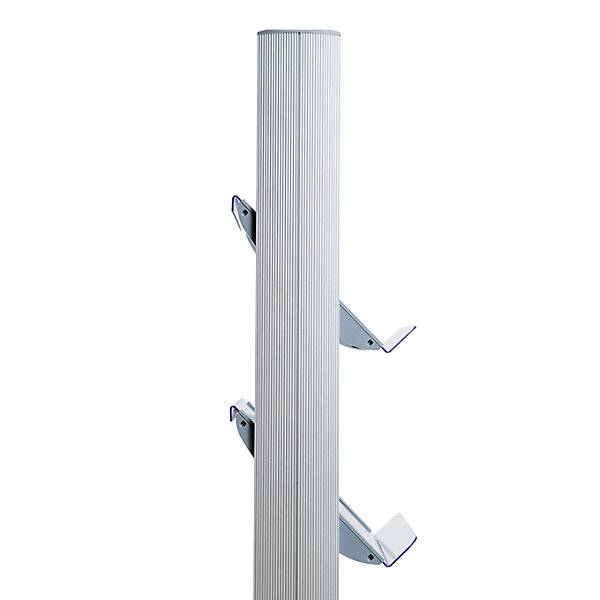 Mobiler Metall-Prospektständer mit Metallböden Breite 720 mm. 478492 49 Broschürenhalter