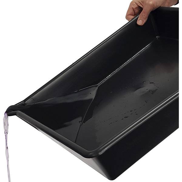 PE-Kleingebinde-Universalwanne mit Ausguss Volumen 16 l ohne Zulassung ohne Rost. 530519 49 Auffangwanne