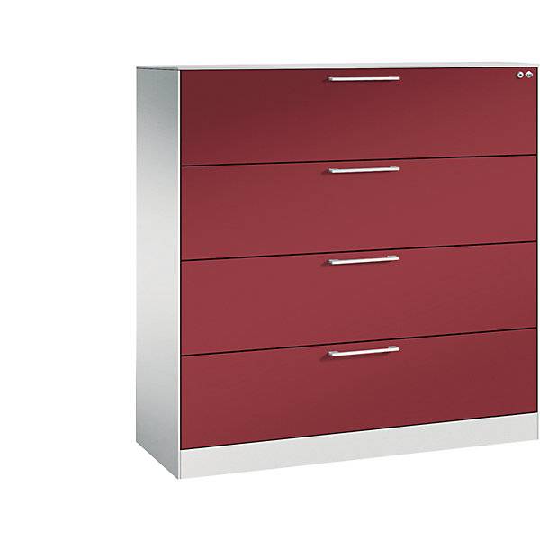C+P Hängeregistraturschrank Asisto, H1310xB1200xT435mm, 7035/7035