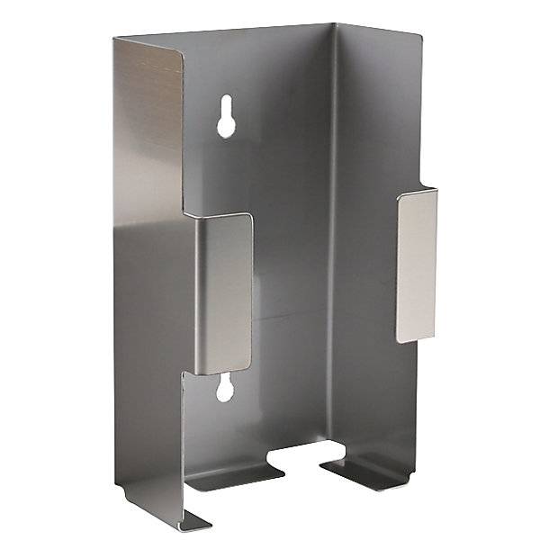 Handschuhspender, für bis zu 3 Boxen, HxBxT 370 x 220 x 75 mm, Edelstahl., 539874 49, Einweghandschuh