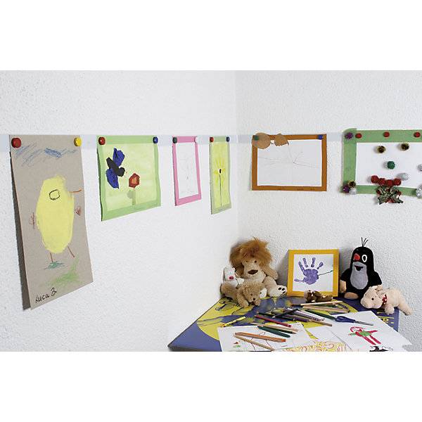 Ferroband-Rolle Breite 35 mm Rollenlänge 25 m magnethaftend selbstklebend. MAUL 608910 49