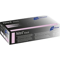 Nitril-Einweghandschuhe Meditrade, VE 1000 Stk, lebensmittelkonform, schwarz, Größe XL., 625920 49, Nitril-Einweghandschuhe Meditrade, VE 1000 Stk, lebensmittelkonform, schwarz, Größe XL., 625920 49,
