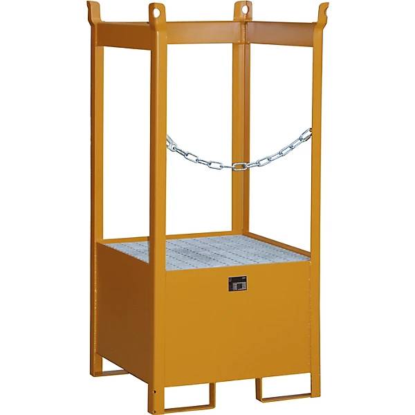 Fass-Stapelpalette FSP-1, lackiert, Gelborange