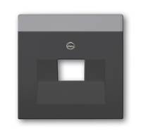 Busch-Jaeger Abdeckung UAE-/IAE-/ISDN-Steckdose Tiefschwarz (RAL 9005), Schwarz 2CKA001710A3912