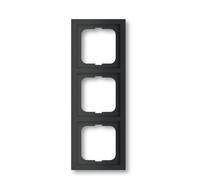 Busch-Jaeger 3fach Rahmen Rahmen Future Linear Schwarz, Tiefschwarz (RAL 9005) 2CKA001754A4421