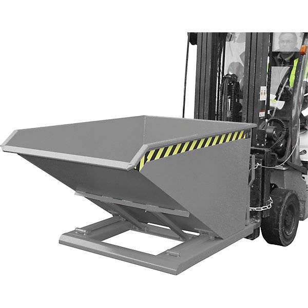 Kippbehälter NK 100, lackiert, Mausgrau