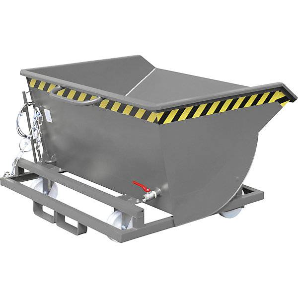 Spänebehälter SKM 50, lackiert, Mausgrau