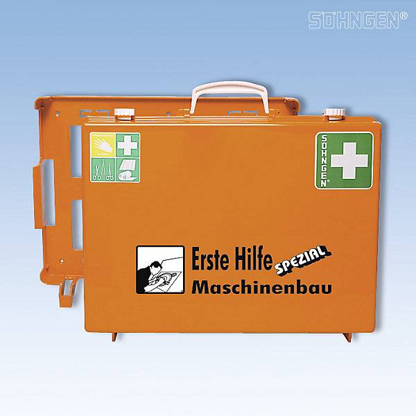 Erste-Hilfe-Koffer SPEZIAL, berufsrisikenbezogen, Inhalt nach DIN 13157, Maschinenbau., SÖHNGEN, 722165 49