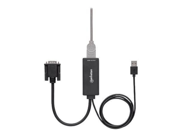 Manhattan AV Konverter 152426 [VGA, USB 2.0 - HDMI]