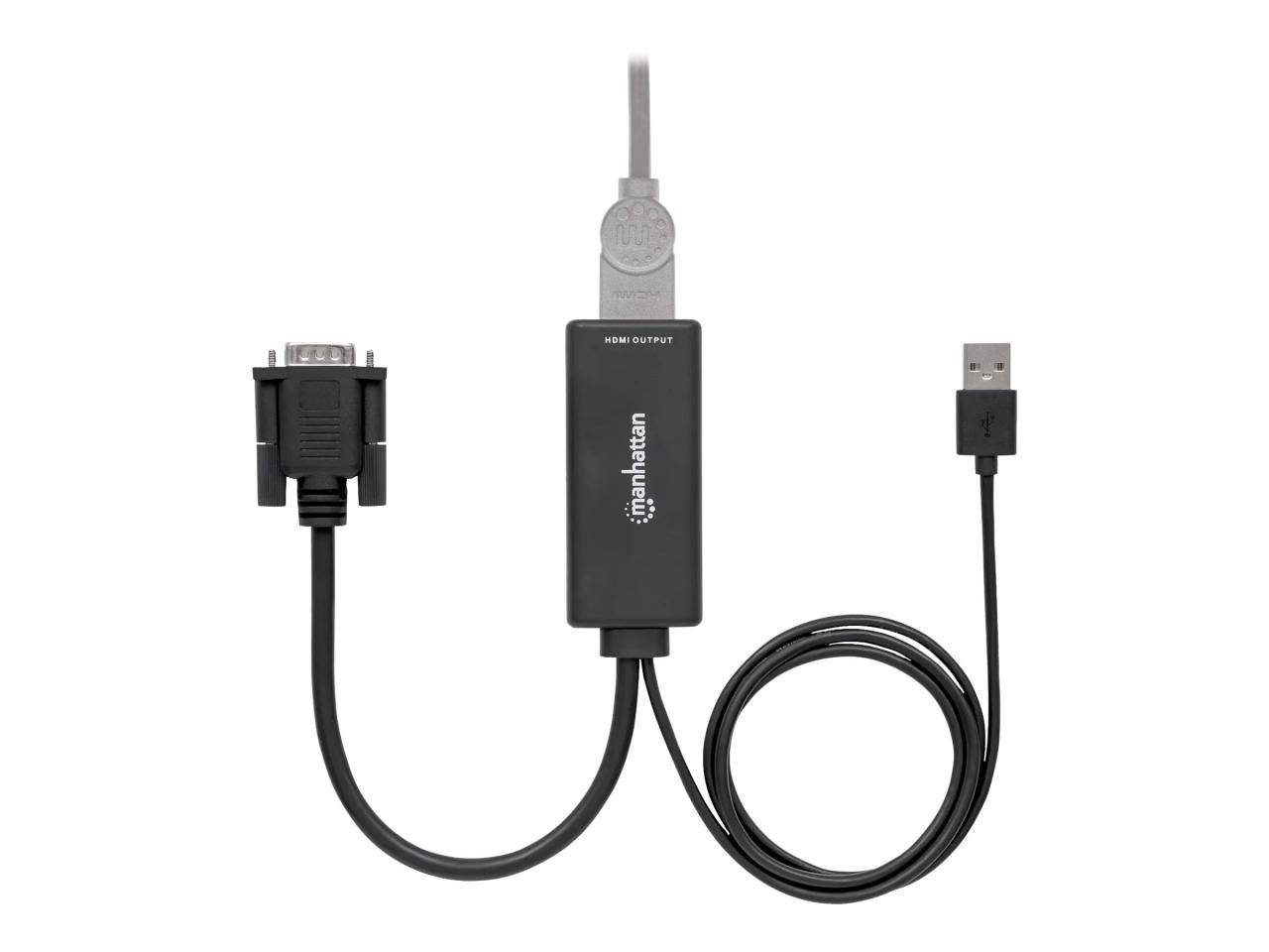 Manhattan AV Konverter 152426 [VGA, USB 2.0 - HDMI]