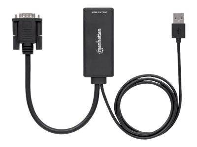 Manhattan AV Konverter 152426 [VGA, USB 2.0 - HDMI]