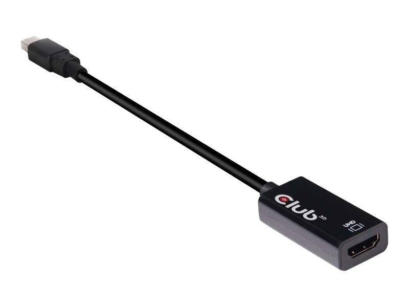 club3D CAC-1180 DisplayPort Adapter [1x DisplayPort Stecker - 1x HDMI-Buchse] Schwarz